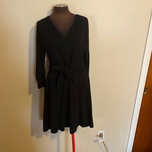 Black 3/4 sleeve dress by The Loft
